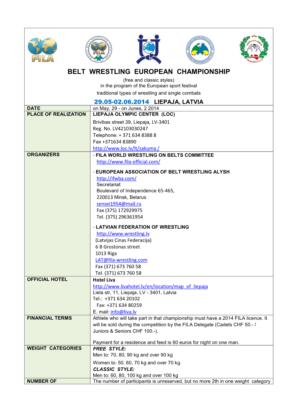 Belt Wrestling European Championship