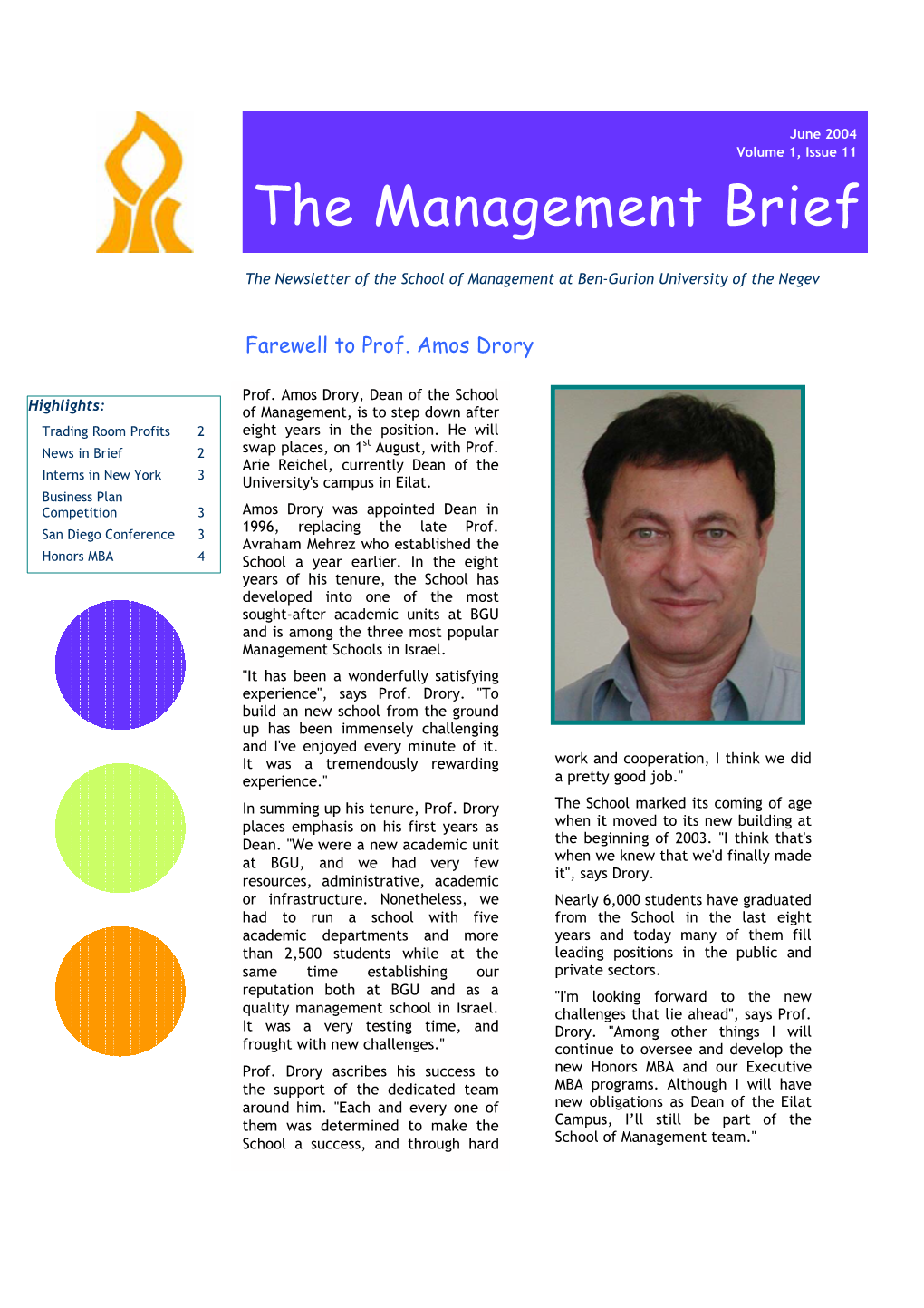 The Management Brief