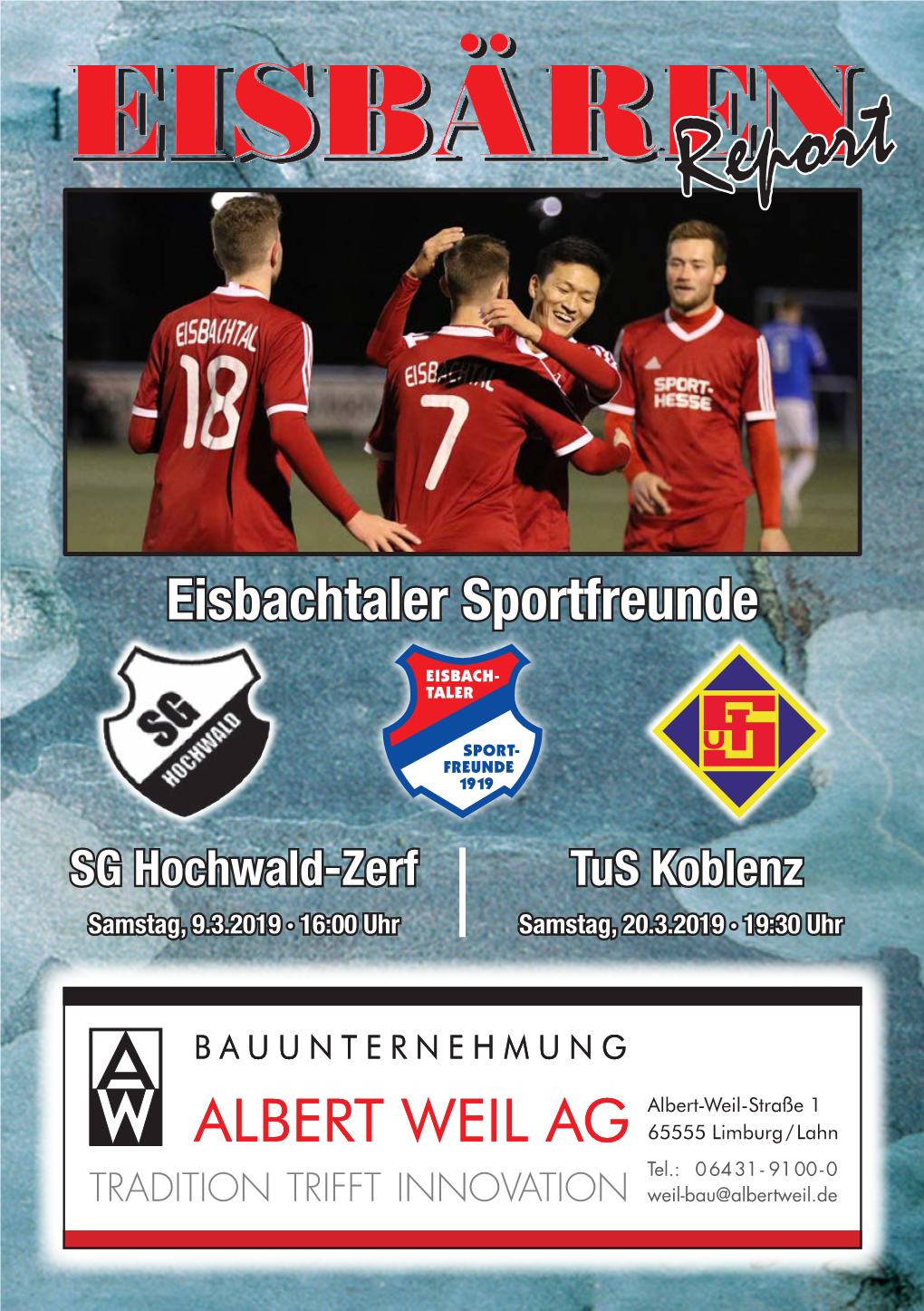 Eisbachtal, Stadionzeitung Ausgabe 6.Indd