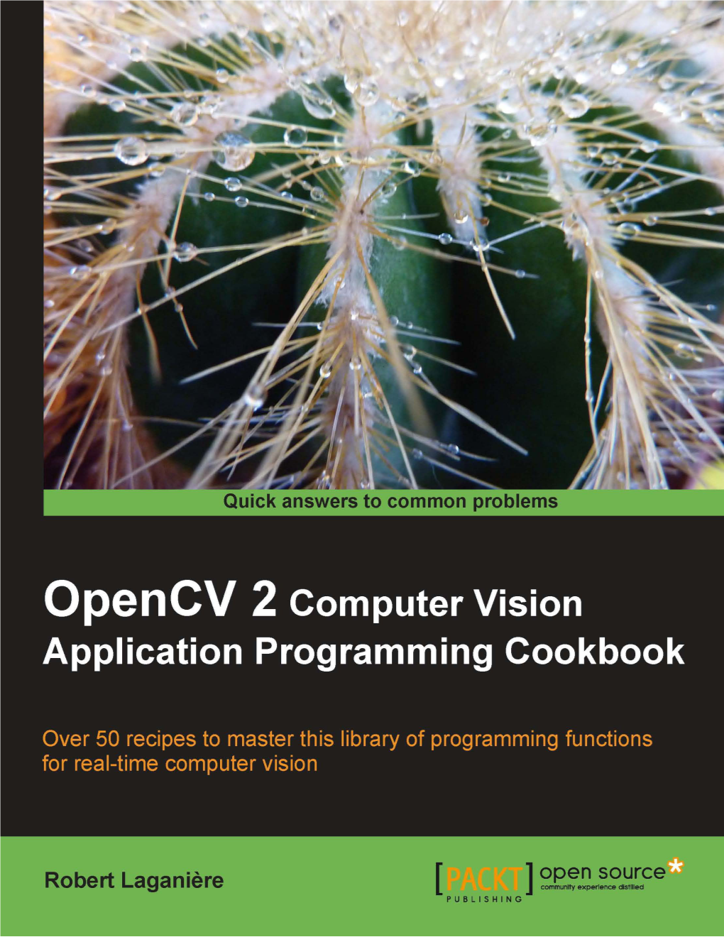 Opencv 2 Computer Vision Application Programming Cookbook