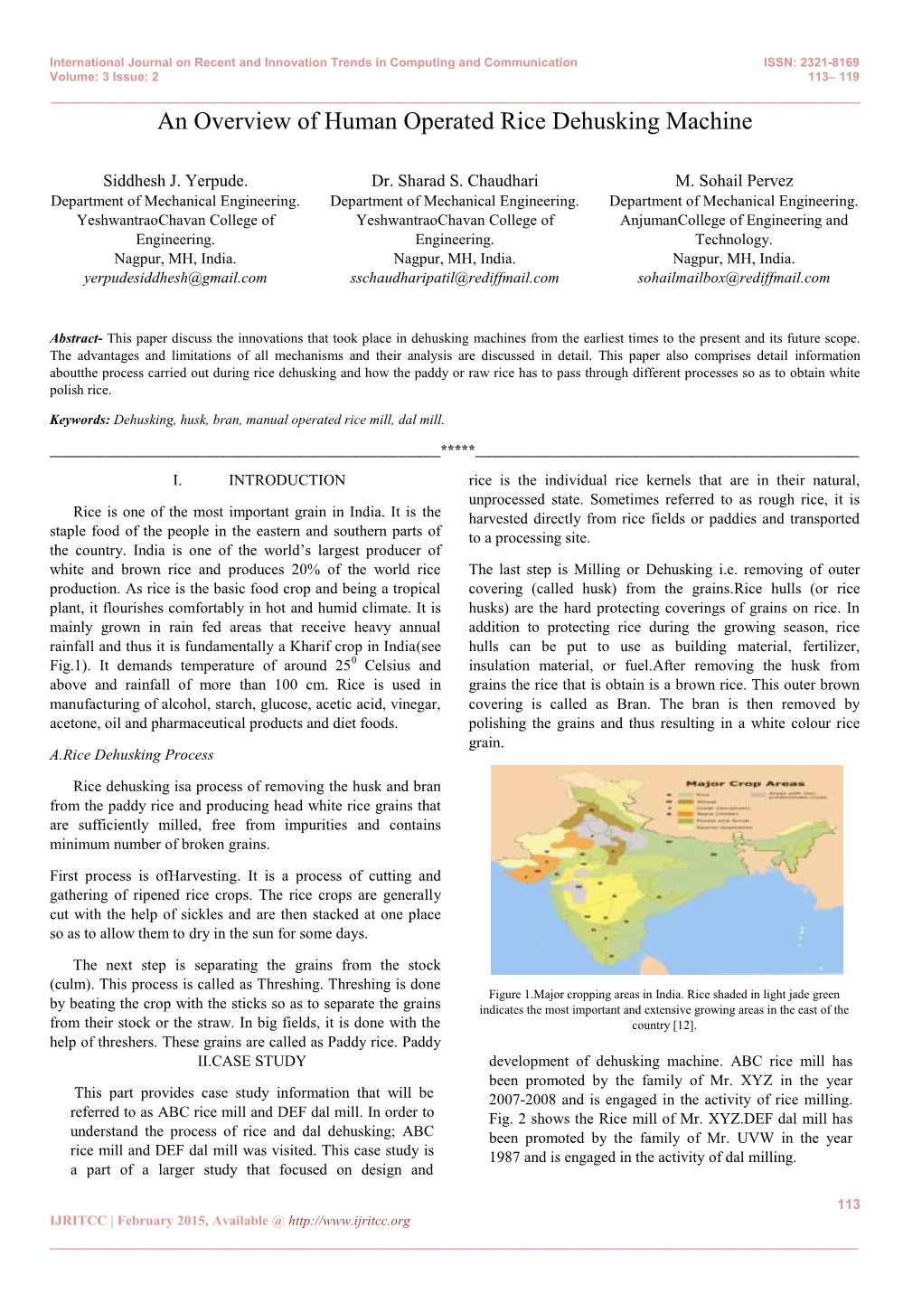 An Overview of Human Operated Rice Dehusking Machine