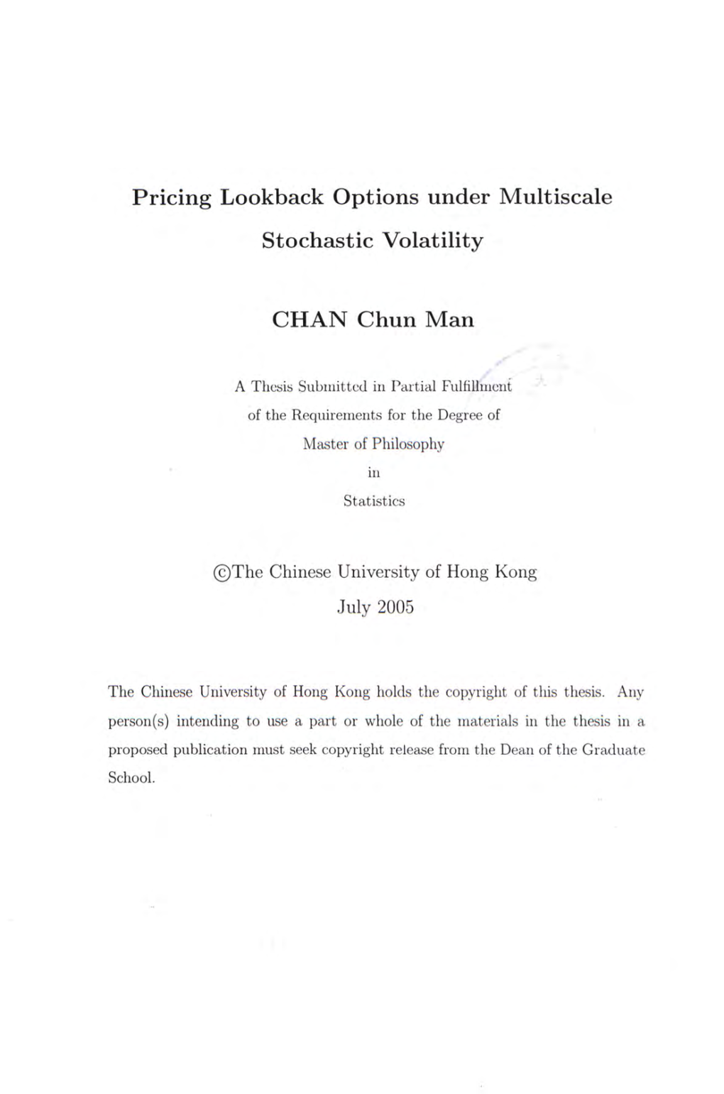 Pricing Lookback Options Under Multiscale Stochastic Volatility