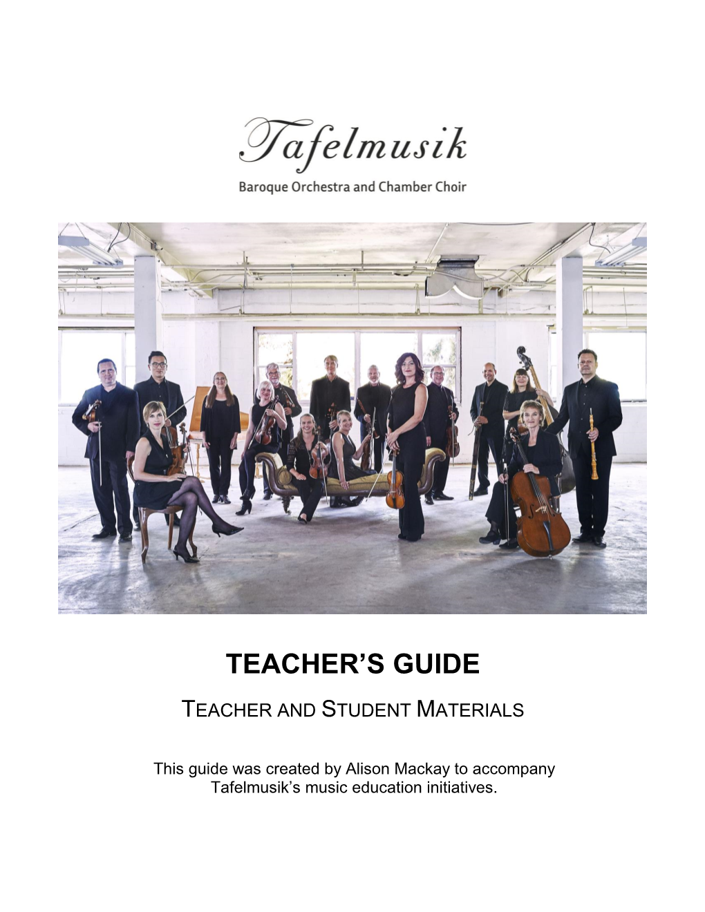 The Instruments of the Tafelmusik Orchestra the Baroque Violin