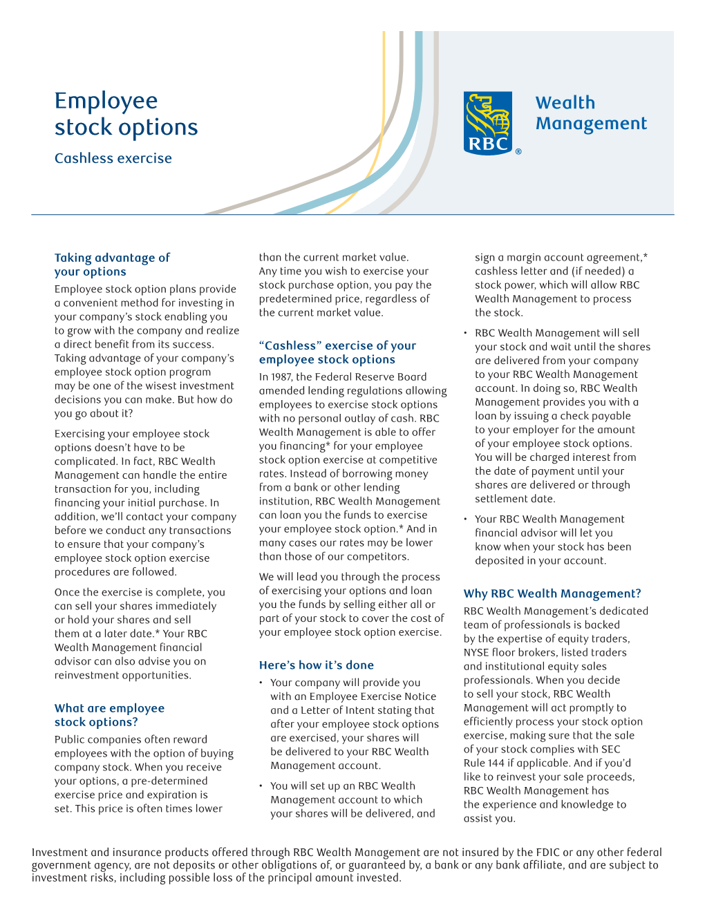 Employee Stock Options Cashless Exercise