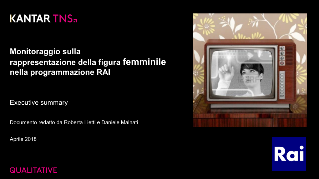 Monitoraggio Della Presenza Femminile