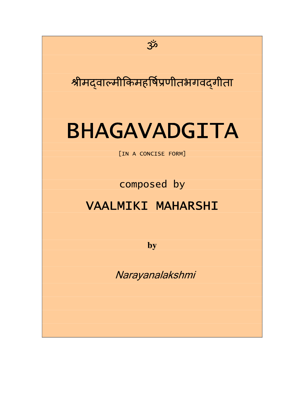 Bhagavadgitagita