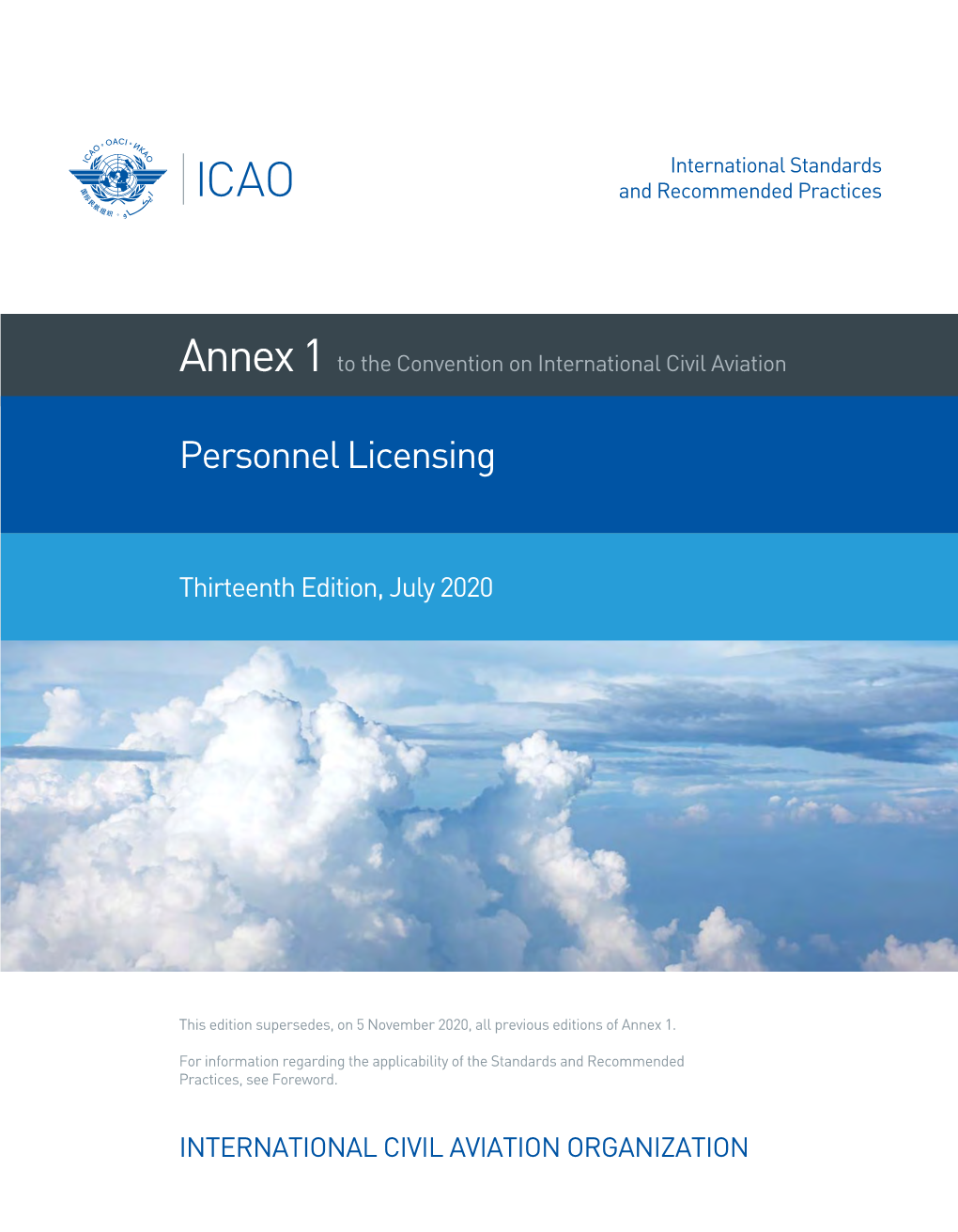 ICAO Annex 1 Part 1.2.5.2.6