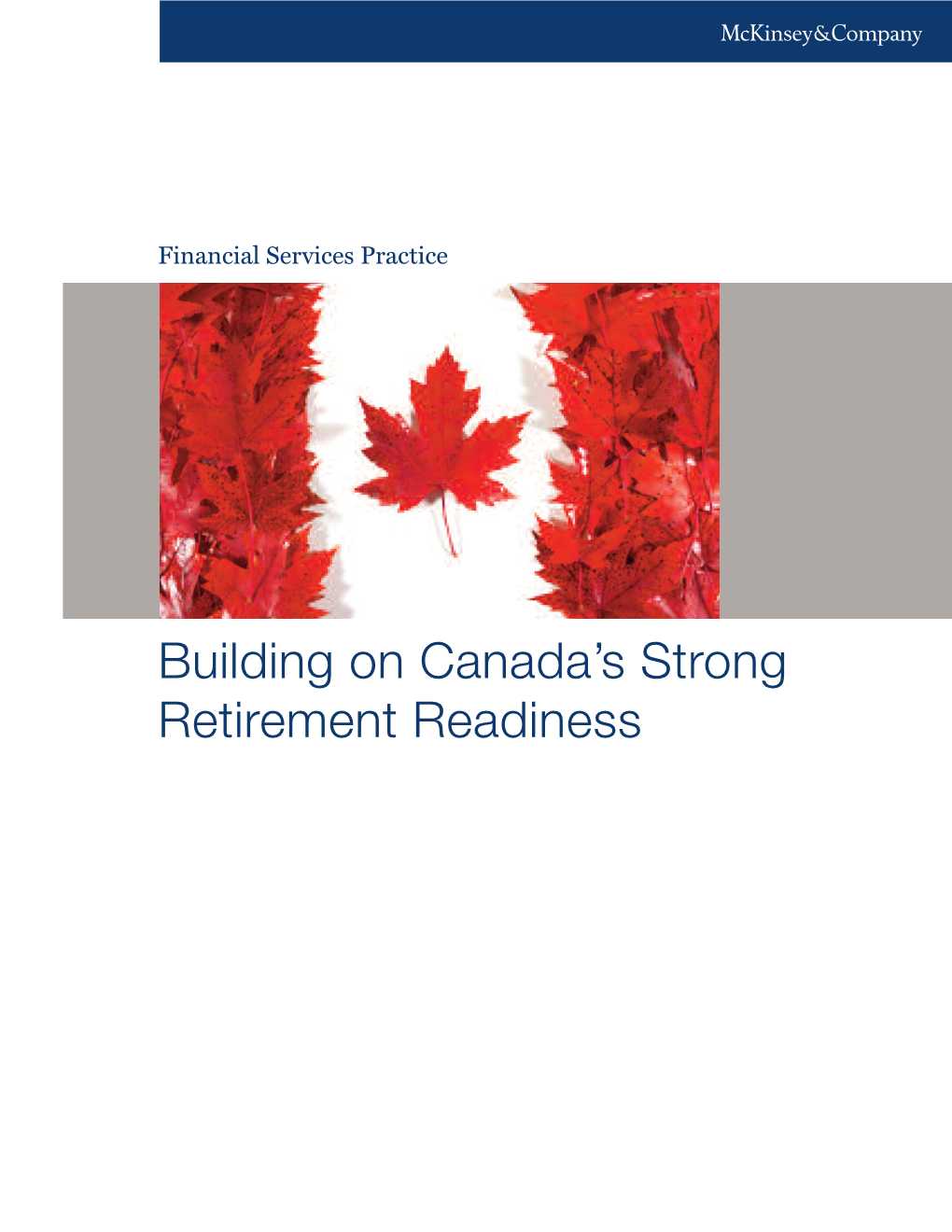 Building on Canada's Strong Retirement Readiness