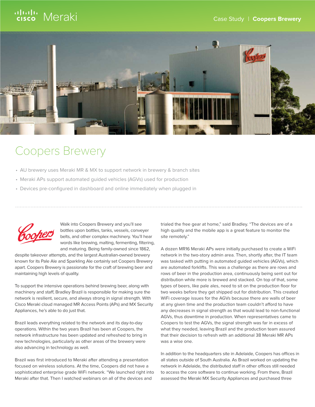 Coopers Brewery