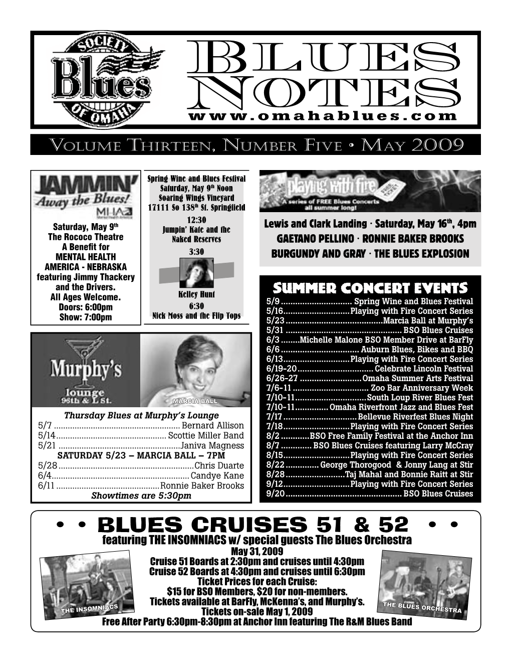 Blues Notes May 2009