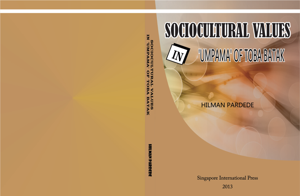 SOCIOCULTURAL VALUES Umpama of Batak Toba.Pdf
