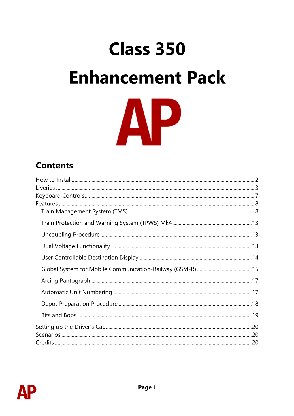 Class 350 Enhancement Pack