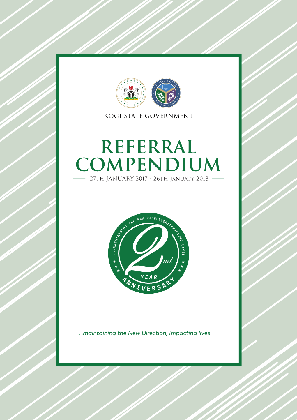 Referral Compendium Kogi State Government | 2Nd Year Referral Compendium