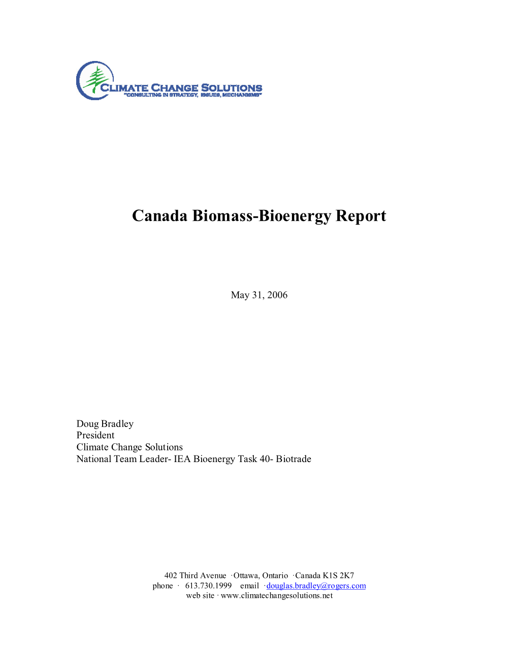 Canada Biomass-Bioenergy Report.(Pdf)