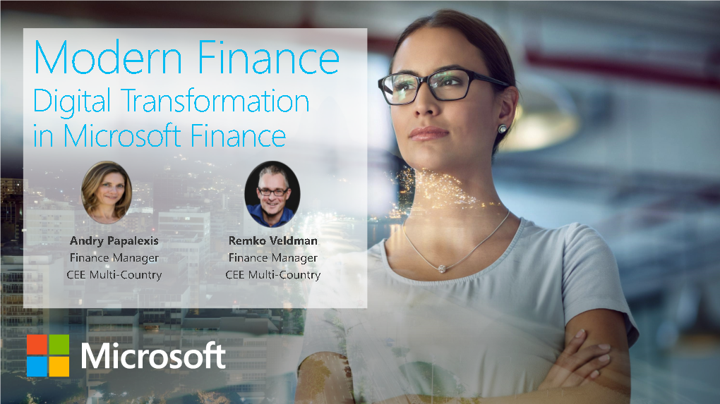 Modern Finance: Embracing Advanced Analytics