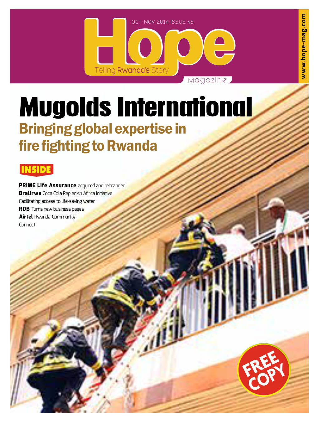 Mugolds International Bringing Global Expertise in Fire Fighting to Rwanda