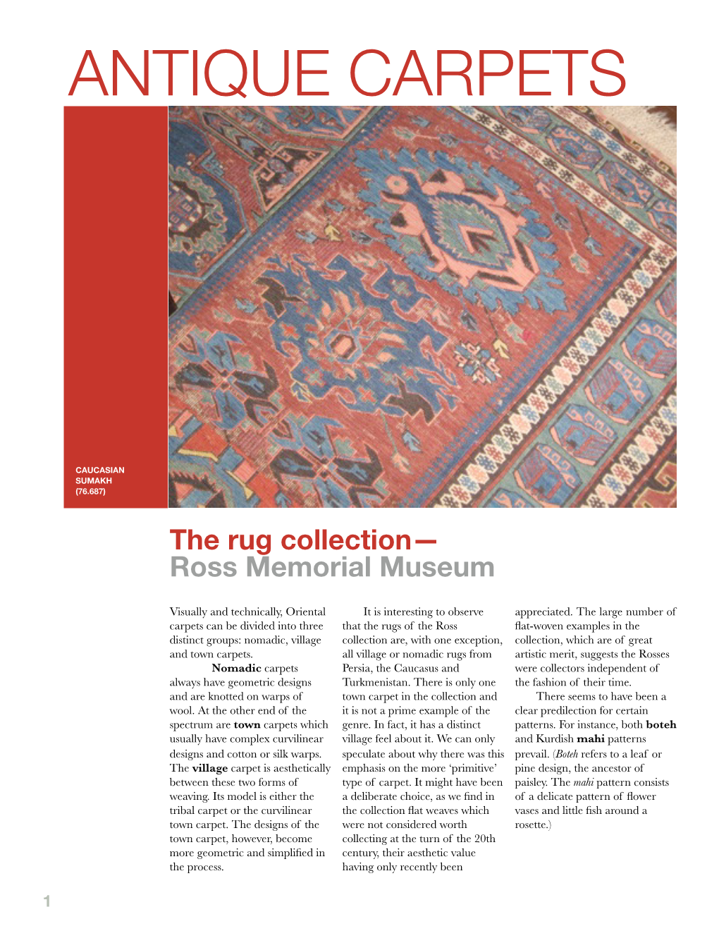 RMM Carpet Brochure