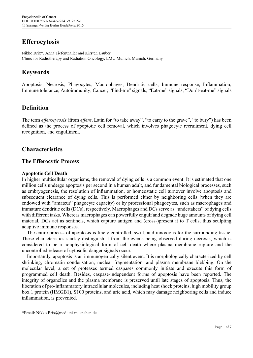 Efferocytosis