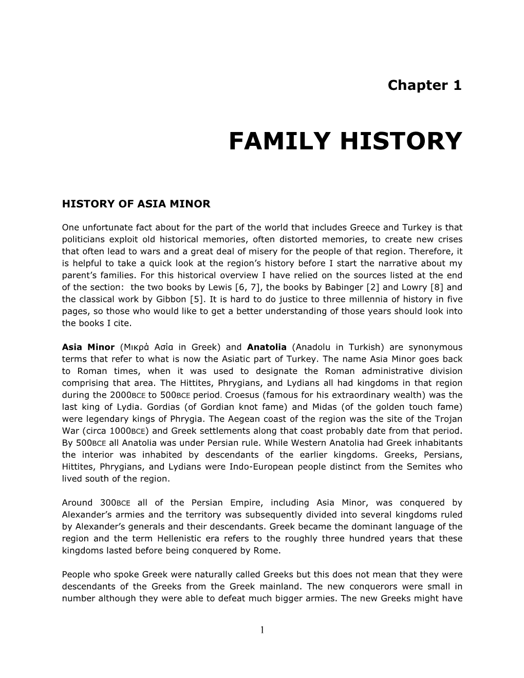 Family History