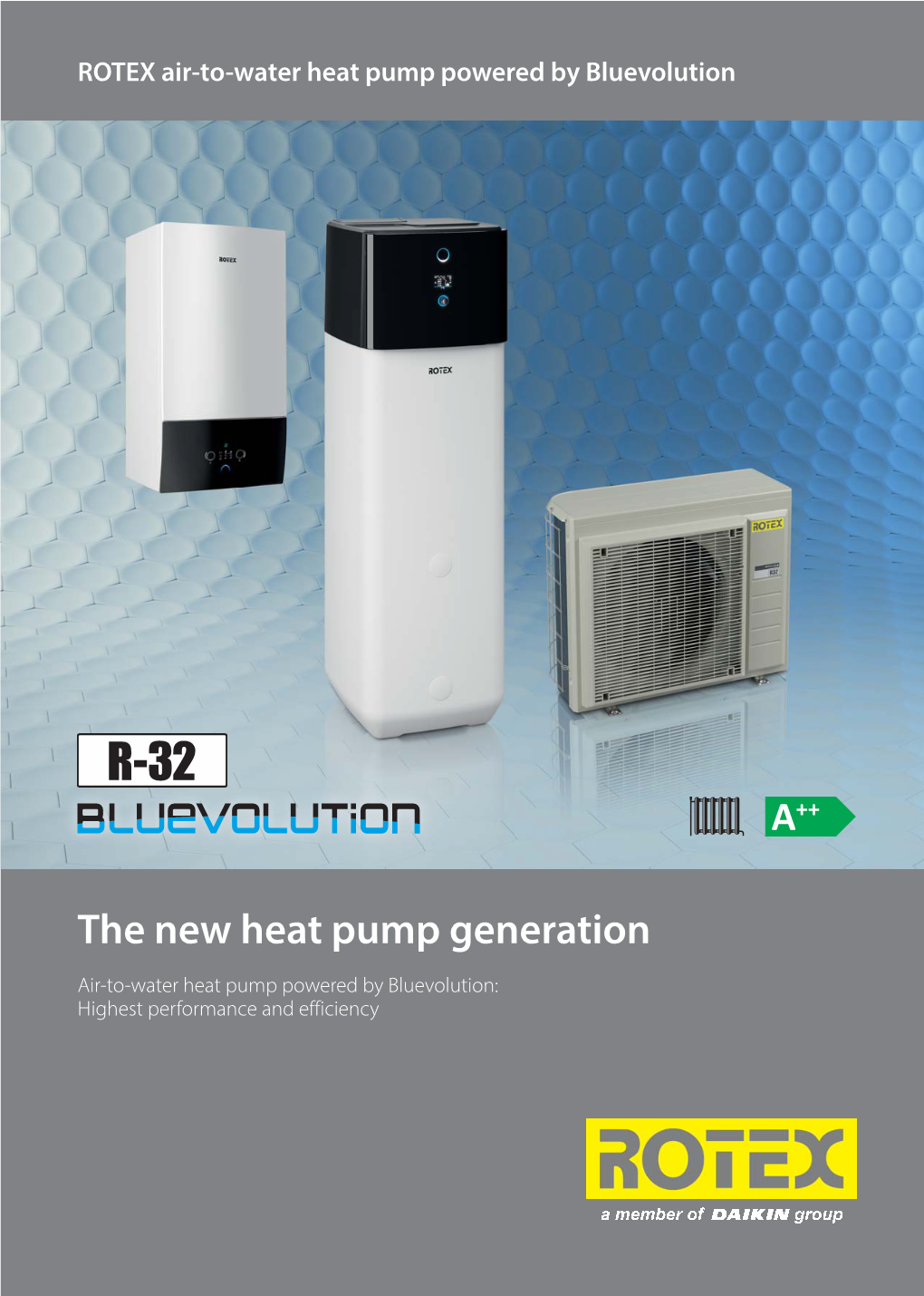 ROTEX Air-To-Water Heat Pump Powered by Bluevolution