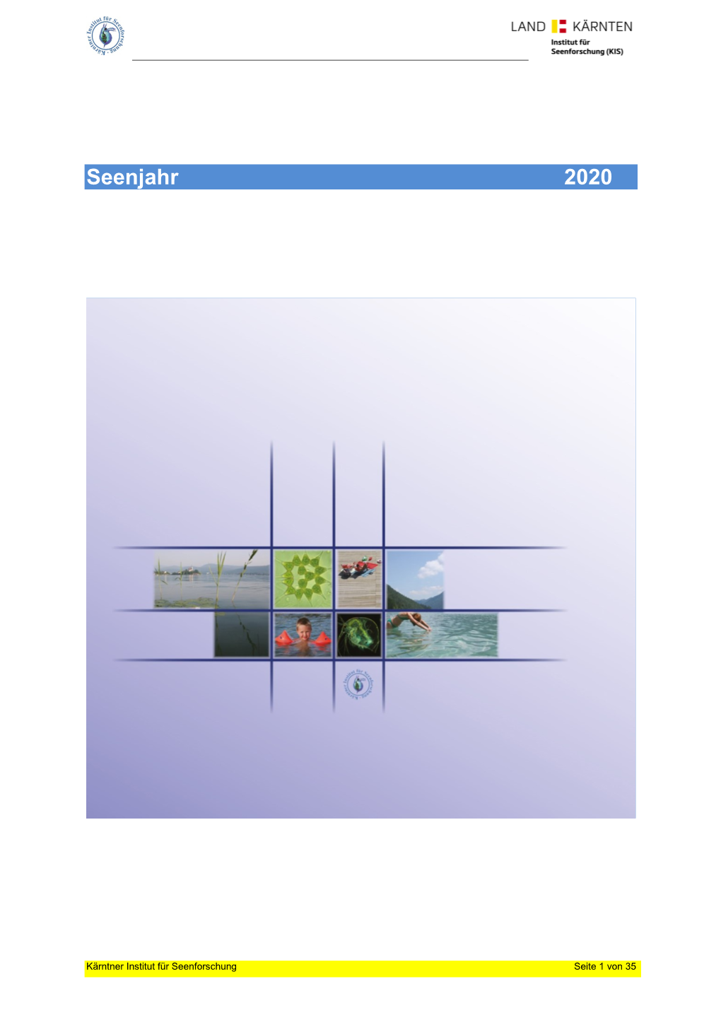 Seenbericht Jahresrückblick 2020