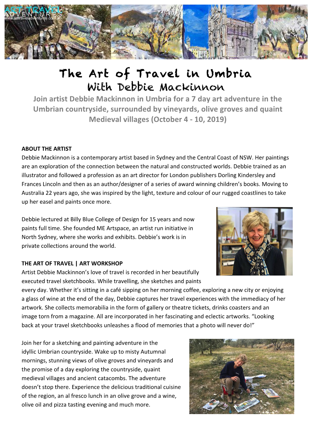 The Art of Travel in Umbria with Debbie Mackinnon