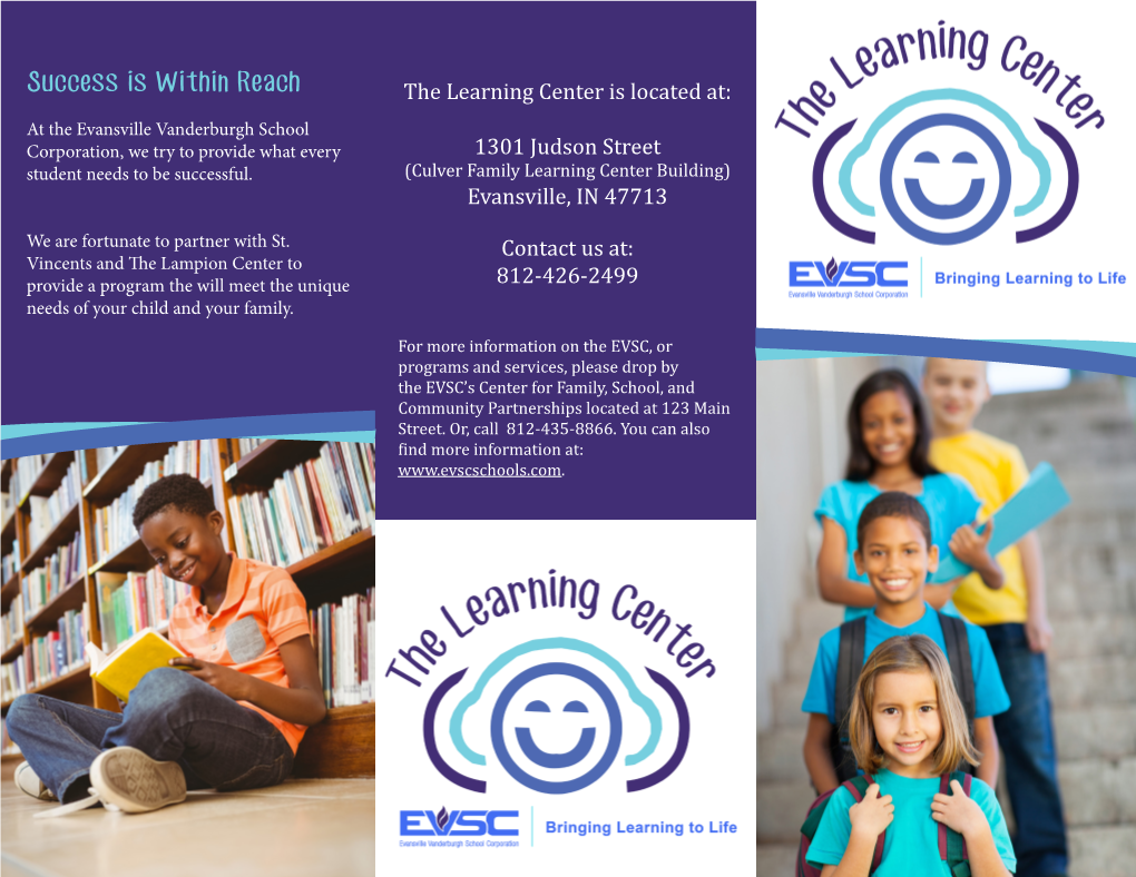 The Learning Center Is Located At