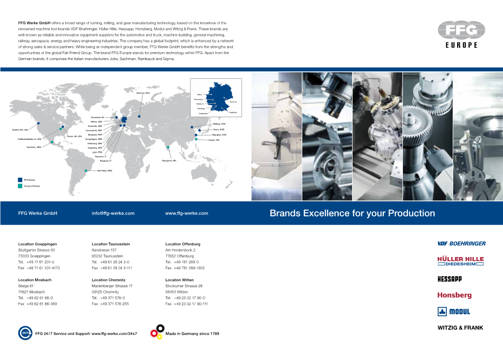 Brands Excellence for Your Production