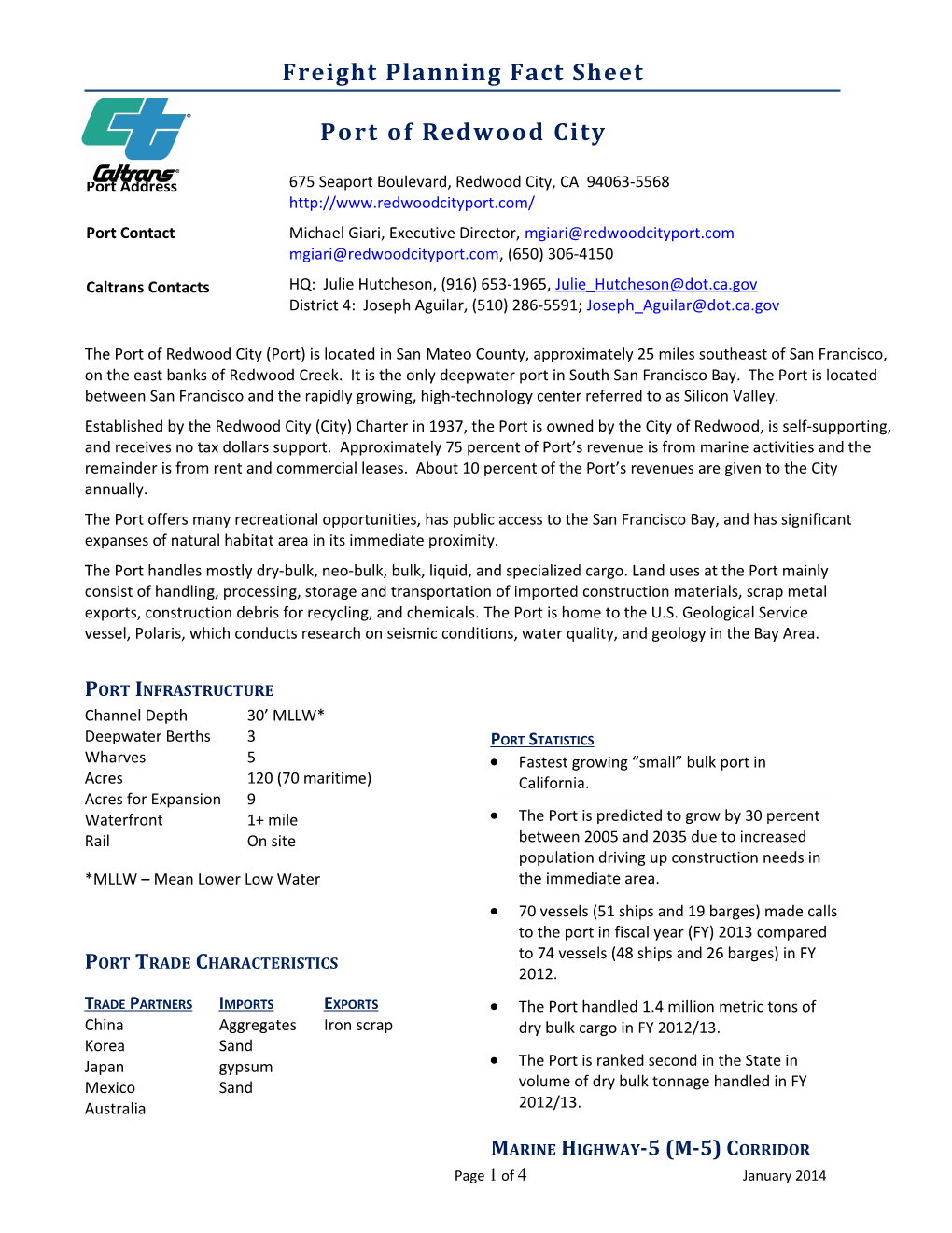 Freight Planning Fact Sheet