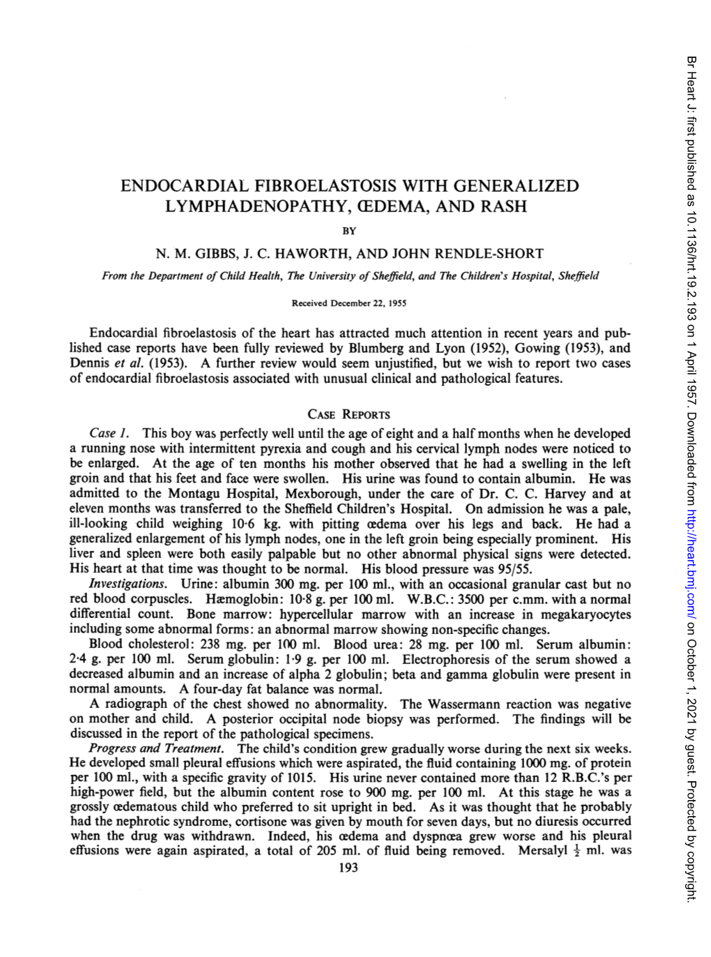 Lymphadenopathy, (Edema, and Rash by N