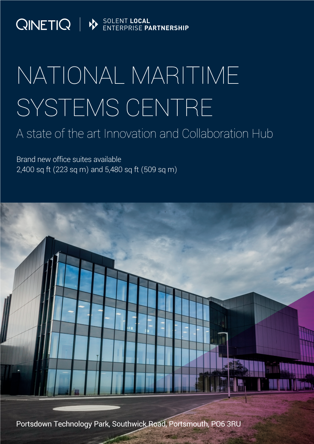 NATIONAL MARITIME SYSTEMS CENTRE a State of the Art Innovation and Collaboration Hub