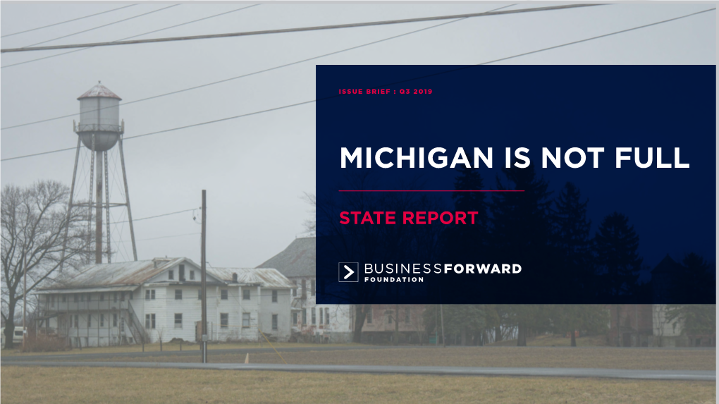 Michigan Is Not Full