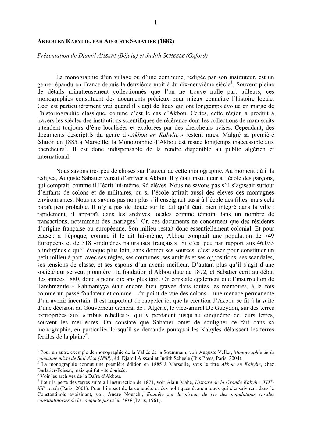 (Oxford) La Monographie D'un Village Ou D'une Commune, Rédig