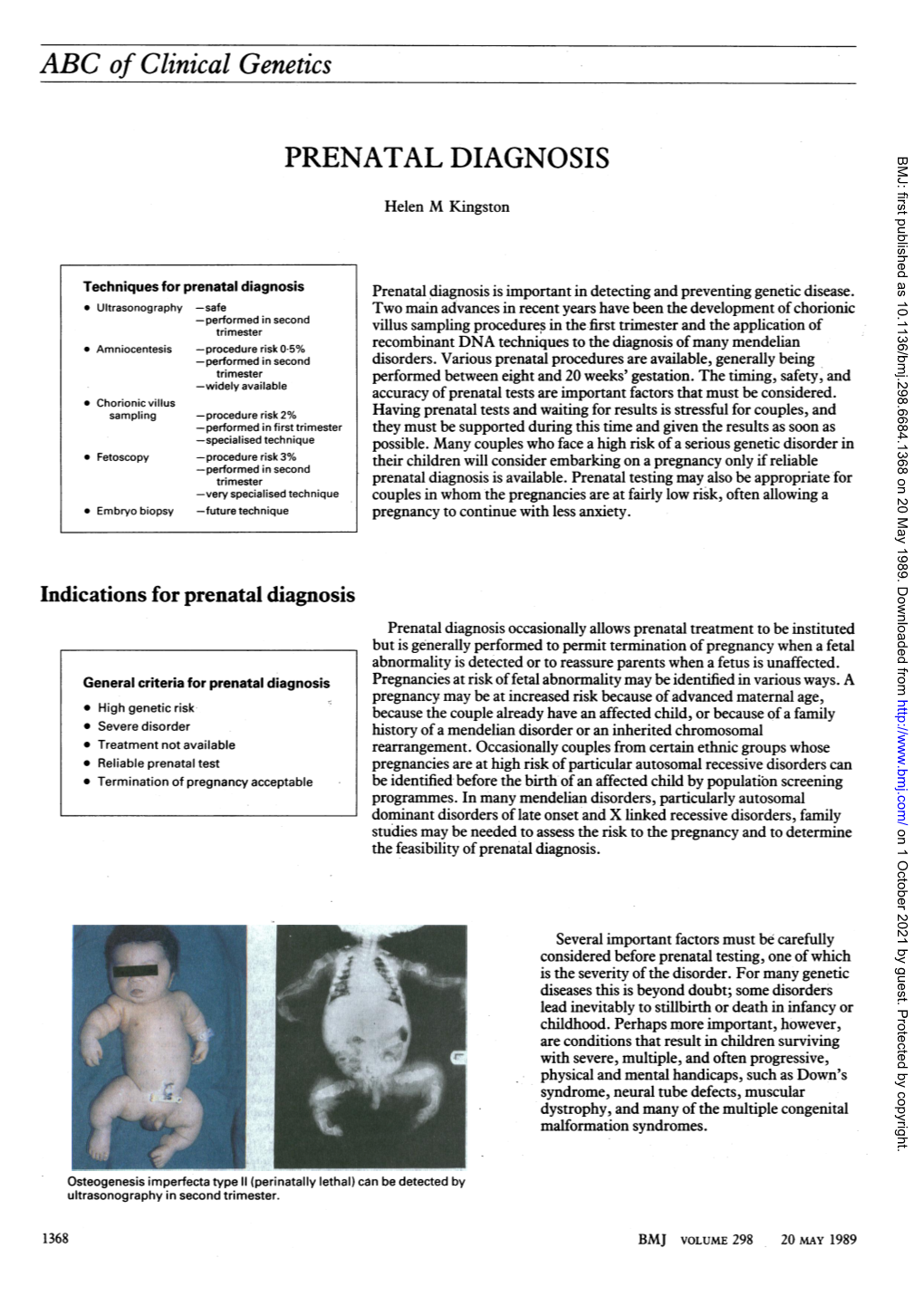 ABC O.Fclinical Genetics