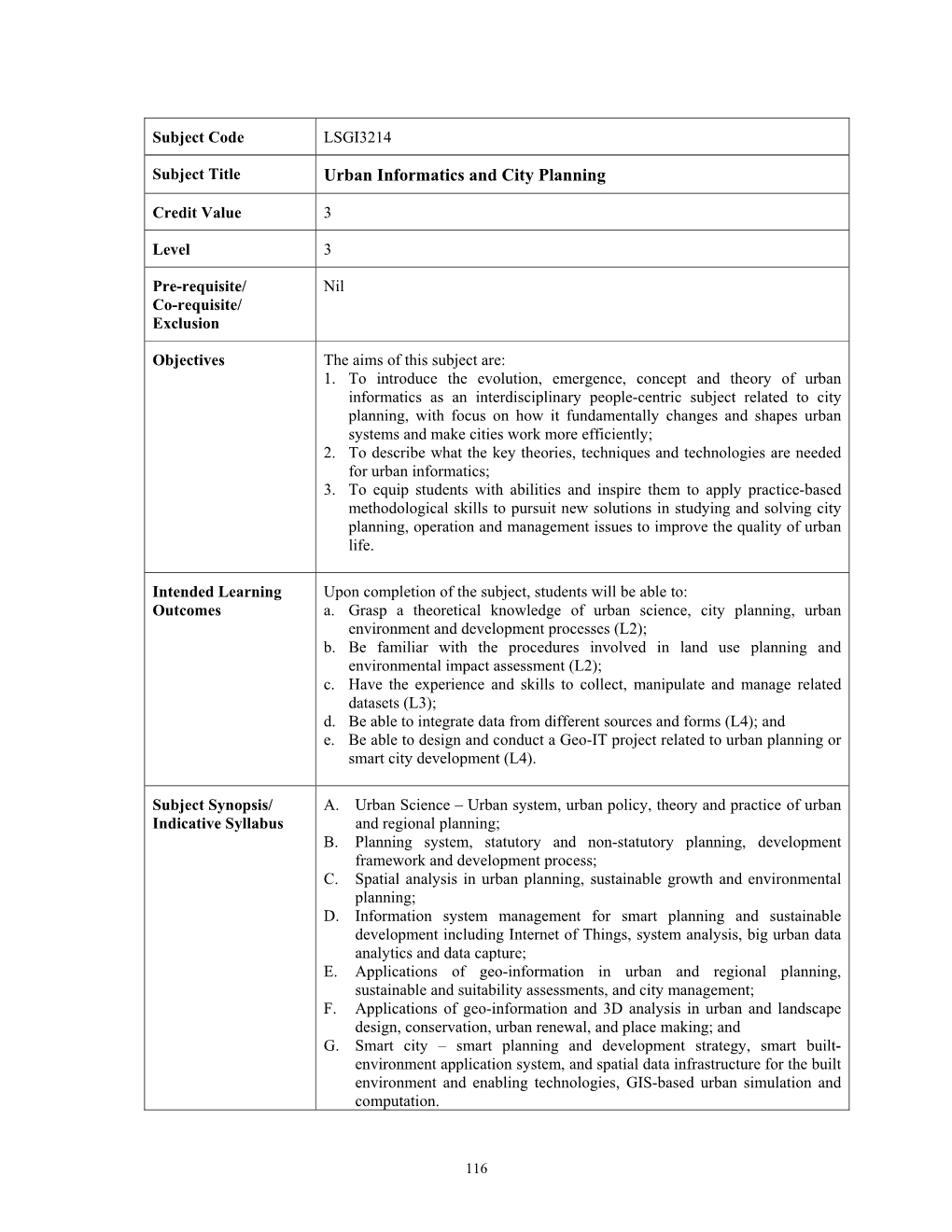 Urban Informatics and City Planning