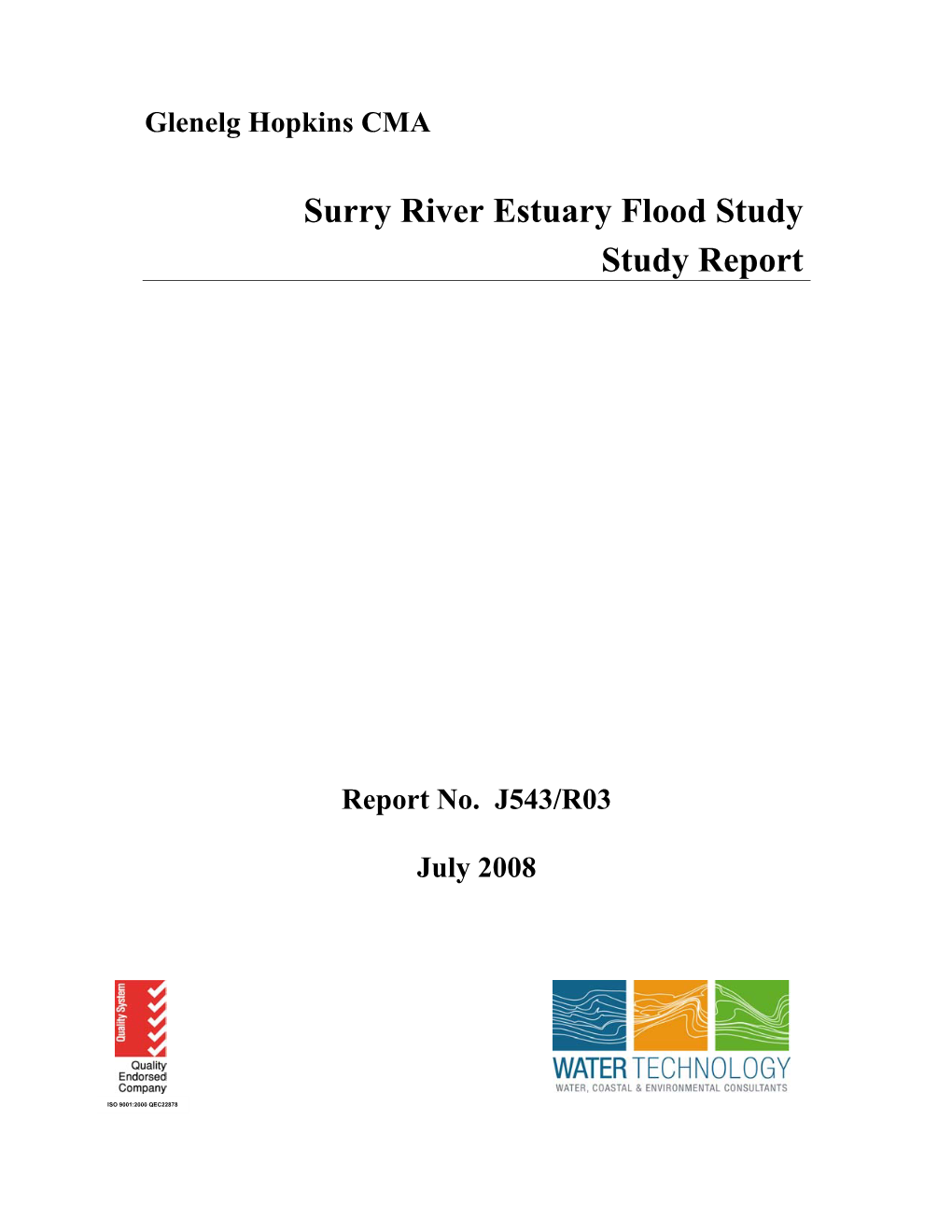 Surry River Estuary Flood Study Study Report