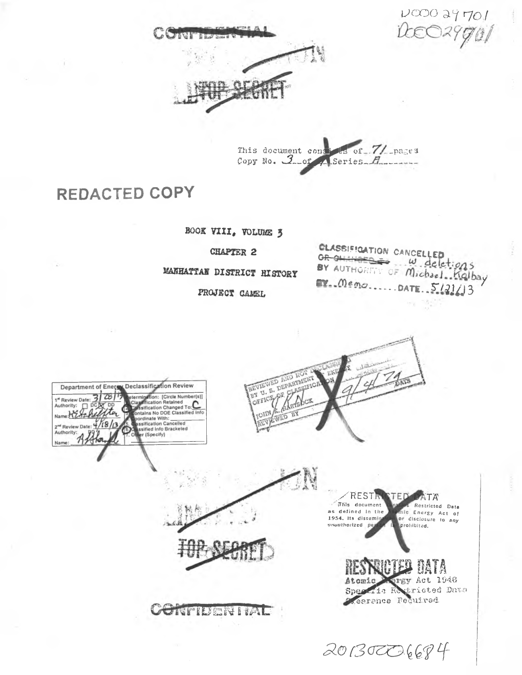 Project Camel Was a Subsidiary Project of the Manhattan Engineer