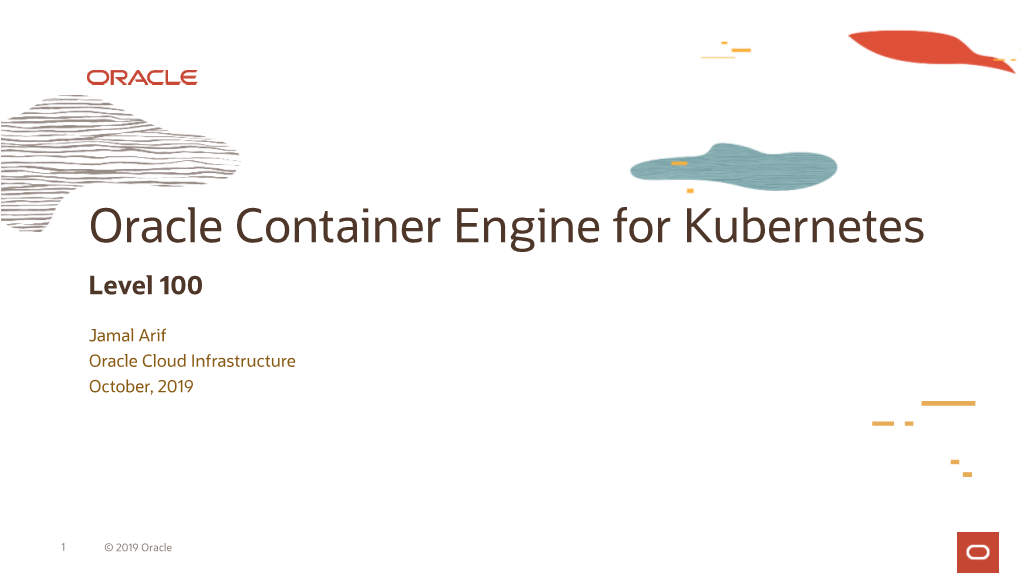 Oracle Container Engine for Kubernetes Level 100