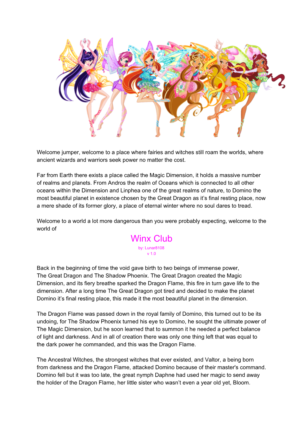 Winx Club By: Lunar8108 V 1.0