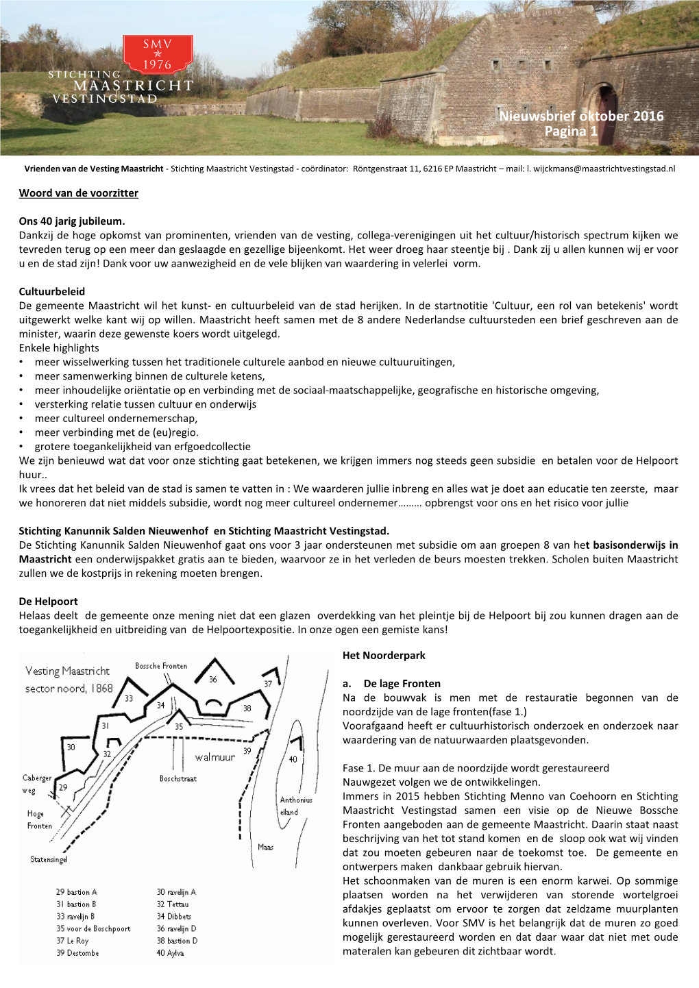 Nieuwsbrief Oktober 2016 Pagina 1