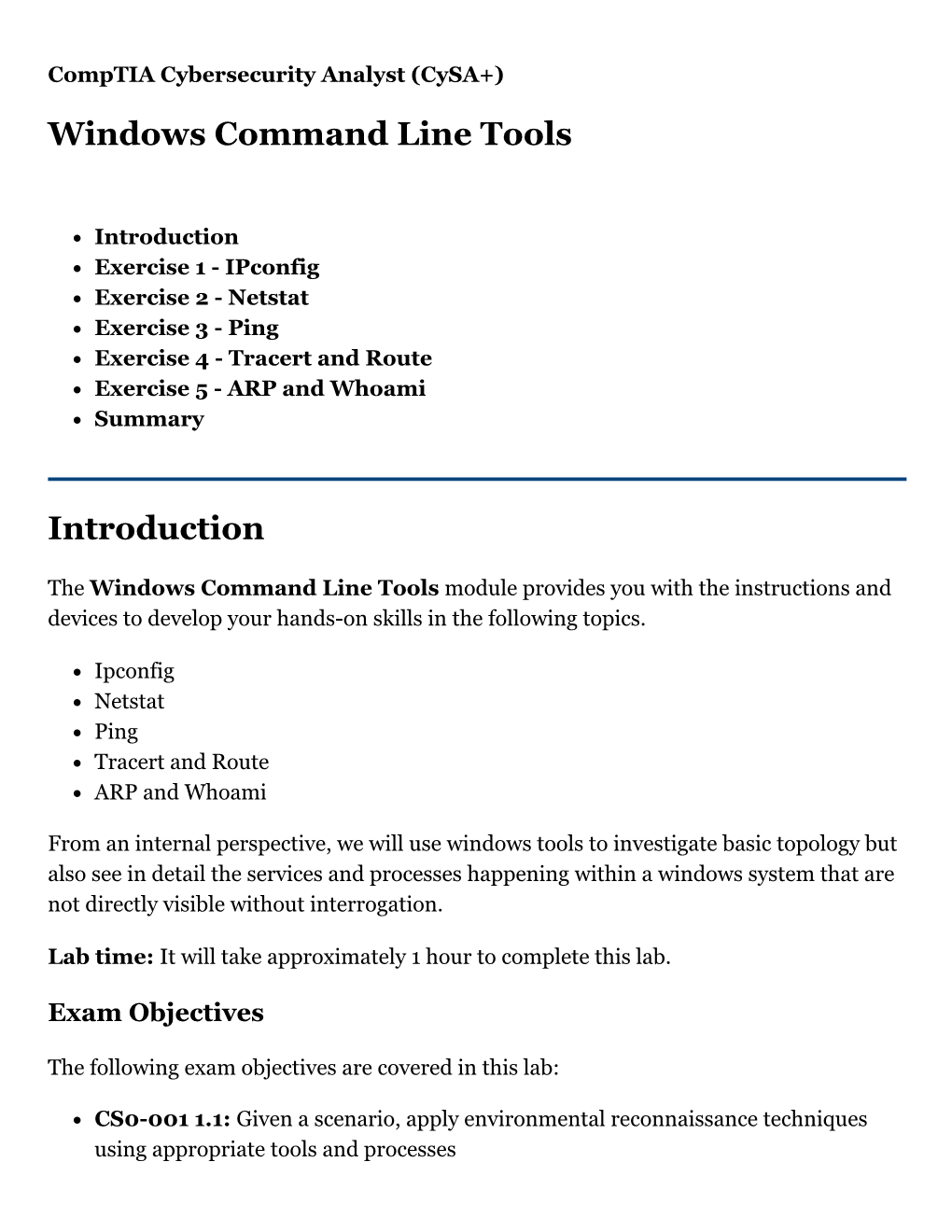 Windows Command Line Tools Introduction