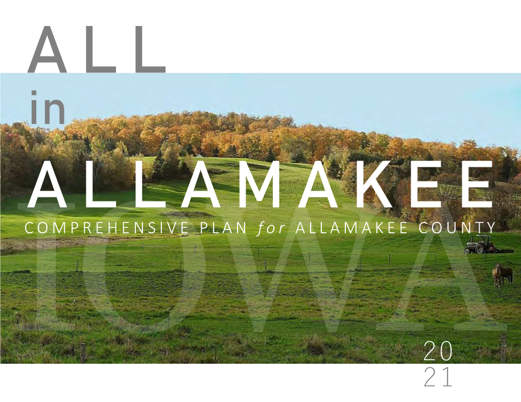 COMPREHENSIVE PLAN F O R ALLAMAKEE COUNTY