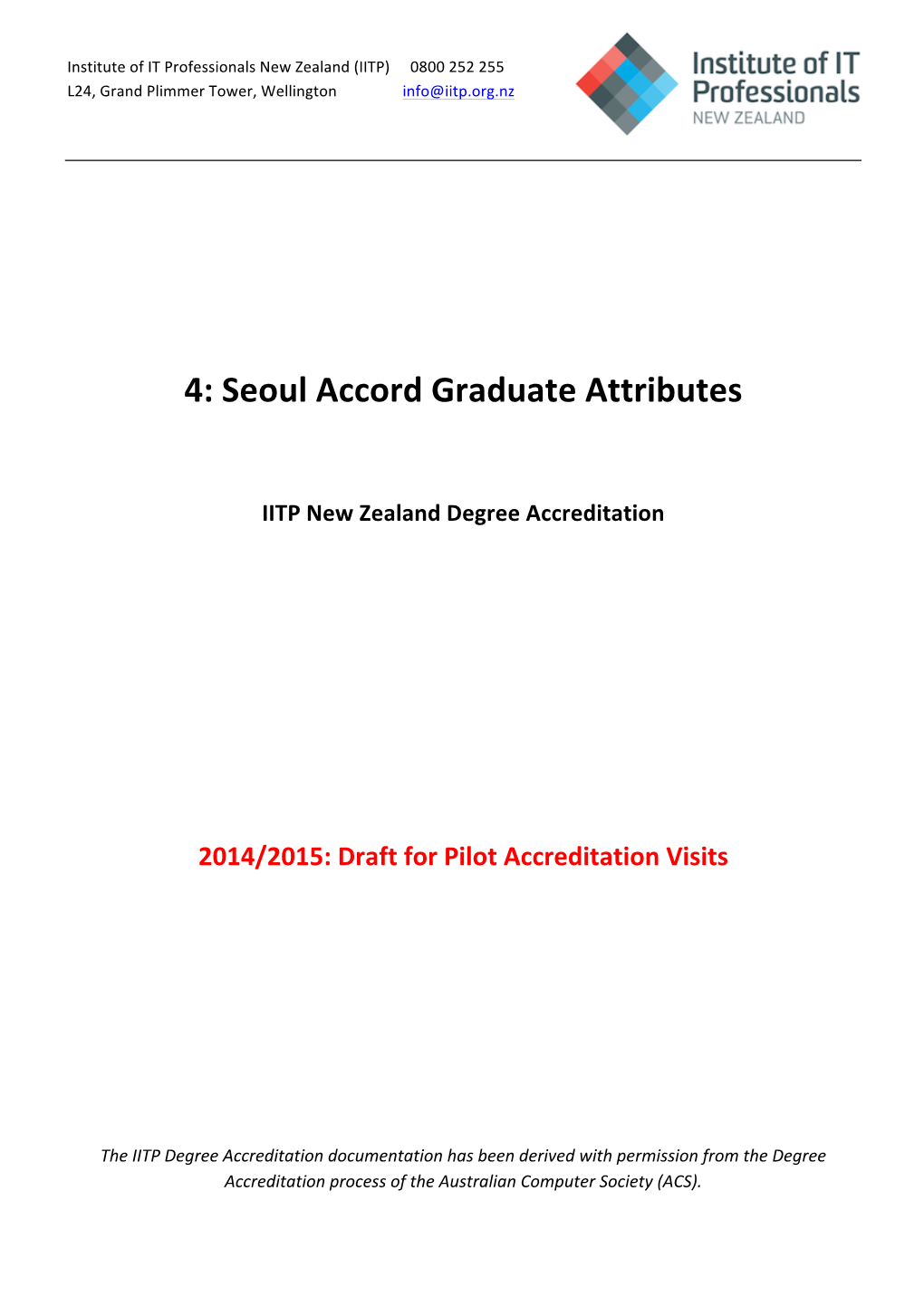 Seoul Accord Graduate Attributes