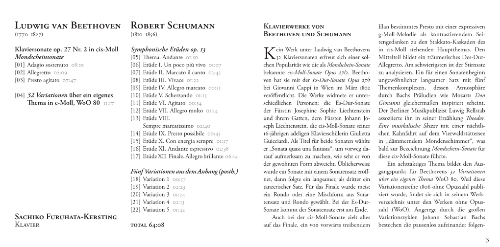 Ludwig Van Beethoven Robert Schumann