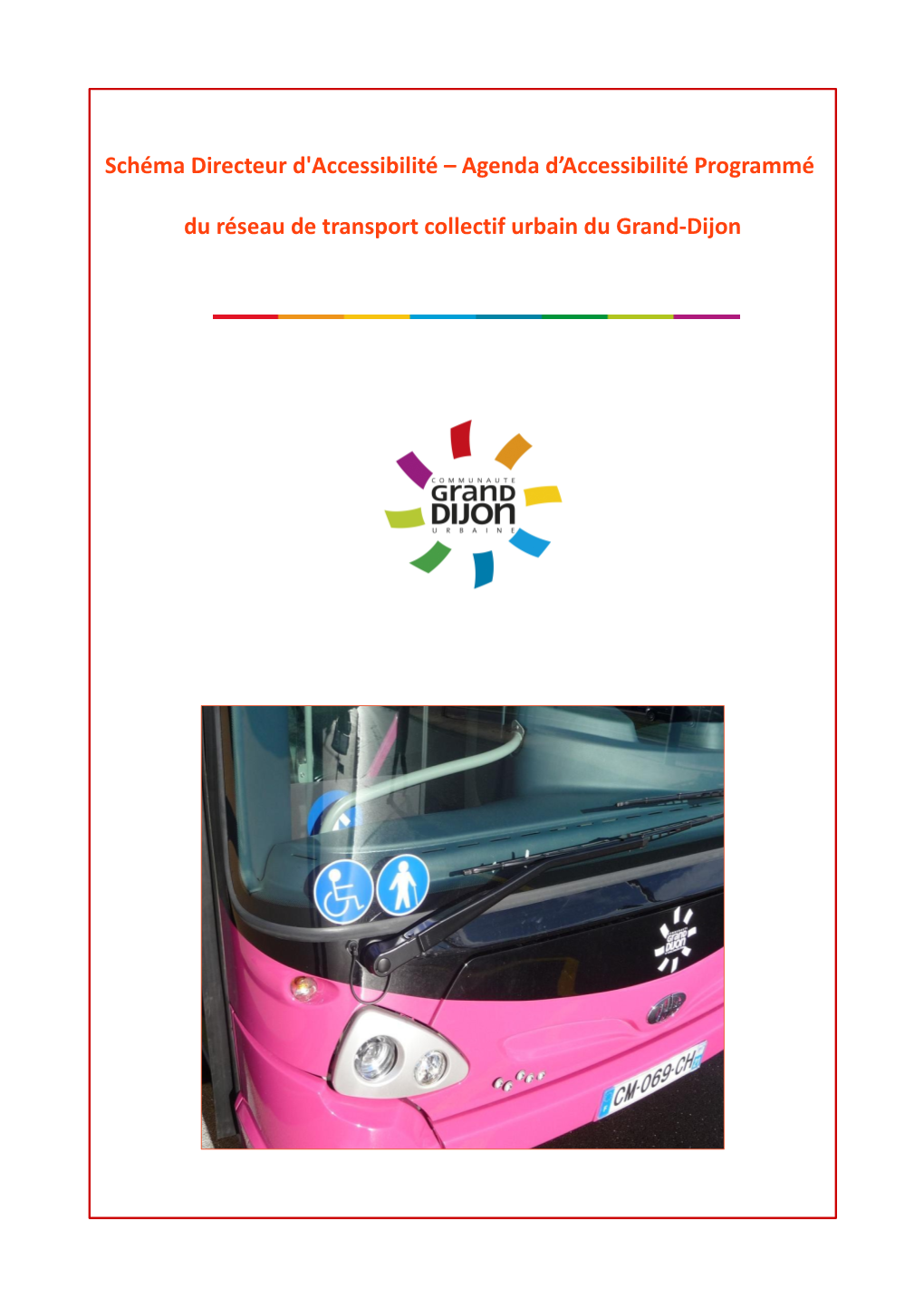 Agenda D'accessibilité Programmé Du Réseau De Transport Collectif Urbain