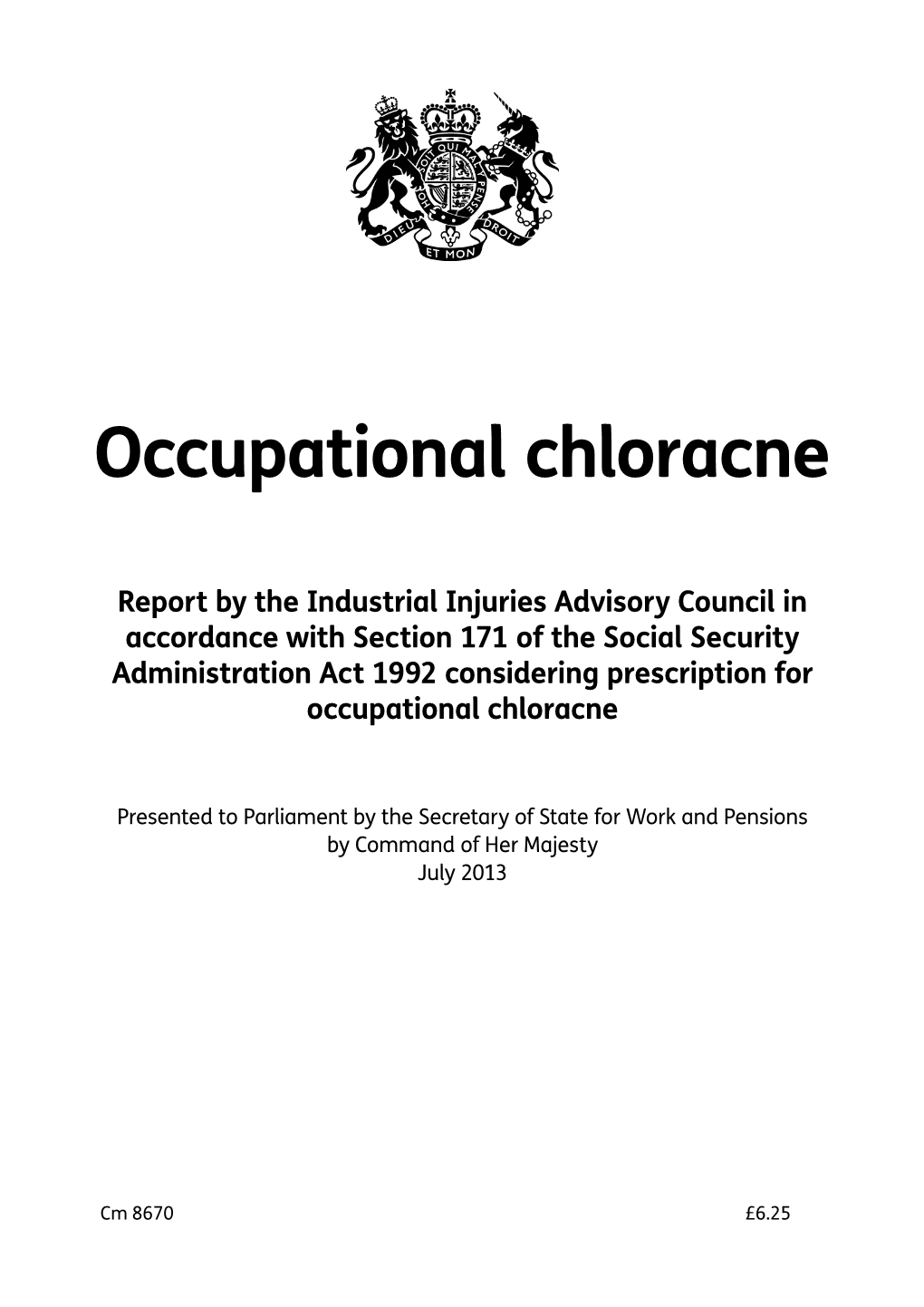 Occupational Chloracne