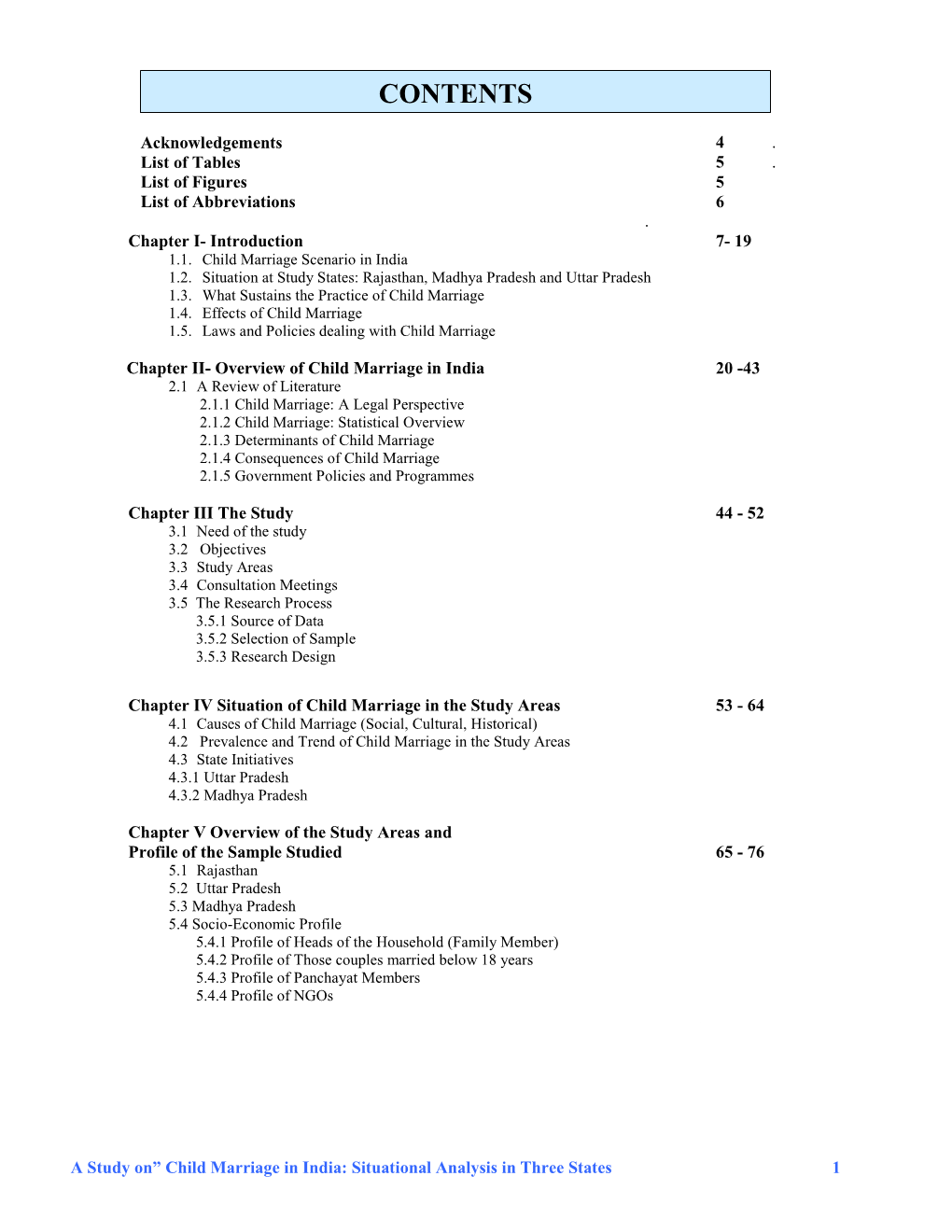 Chapter- V Overview of the Study Areas and Profile of the Sample Studied