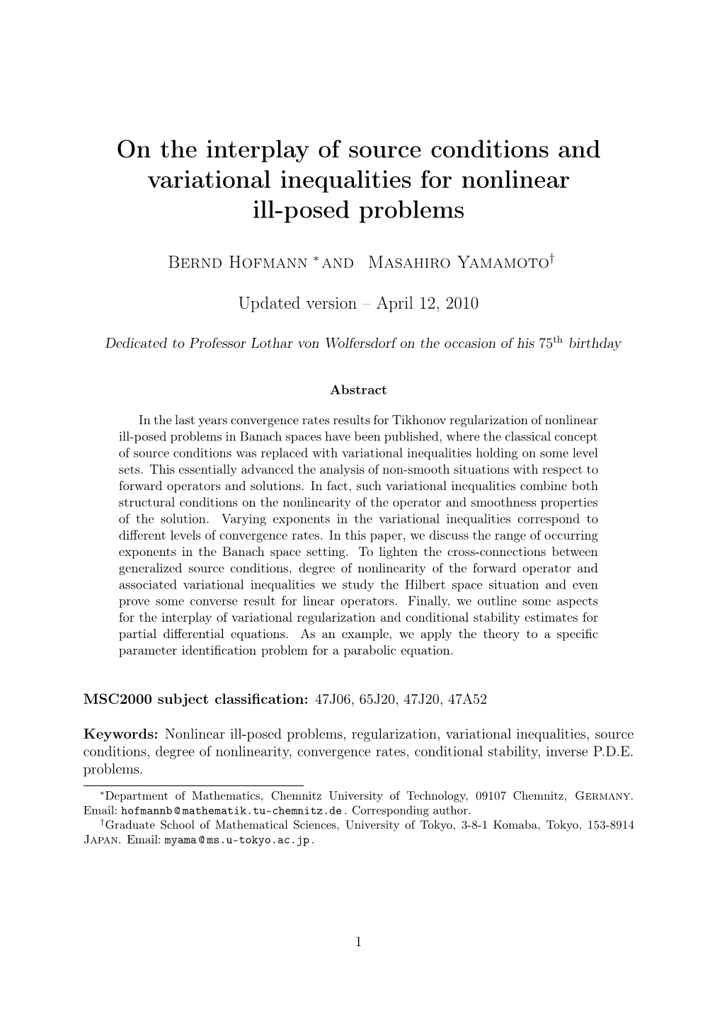 On the Interplay of Source Conditions and Variational Inequalities for Nonlinear Ill-Posed Problems