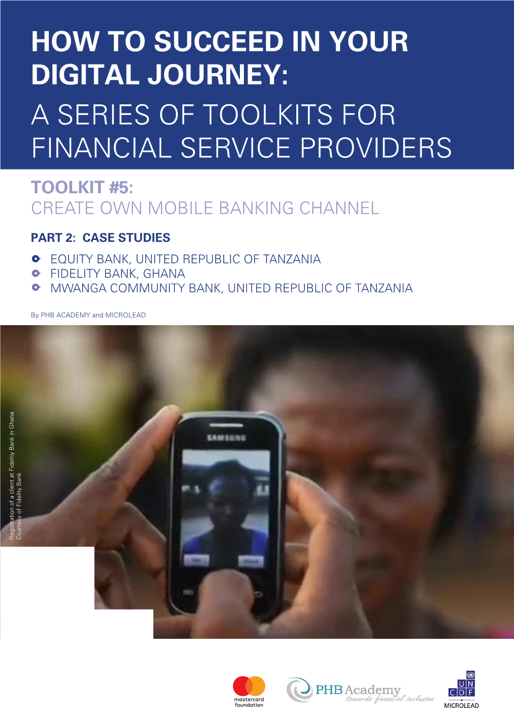 A Series of Toolkits for Financial Service Providers