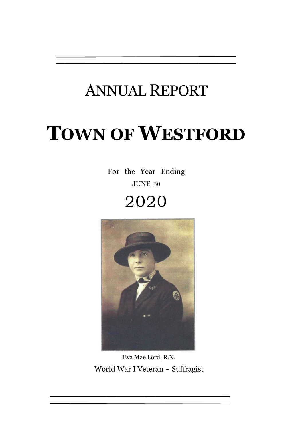 2020 Town Report